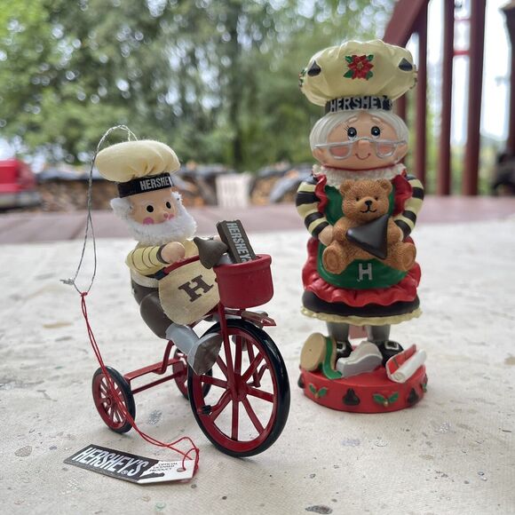 Vintage Set Of 18 Hershey’s Chocolate Christmas Ornaments by Kurt Adler - Picture 3 of 12